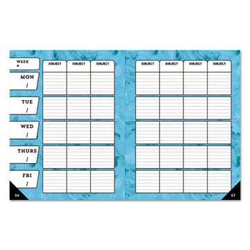 Carson-Dellosa Education Teacher Planner, Weekly-monthly, Two-page Spread (seven Classes), 10.88 X 8.38, Balloon Theme, Black Cover freeshipping - TVN Wholesale